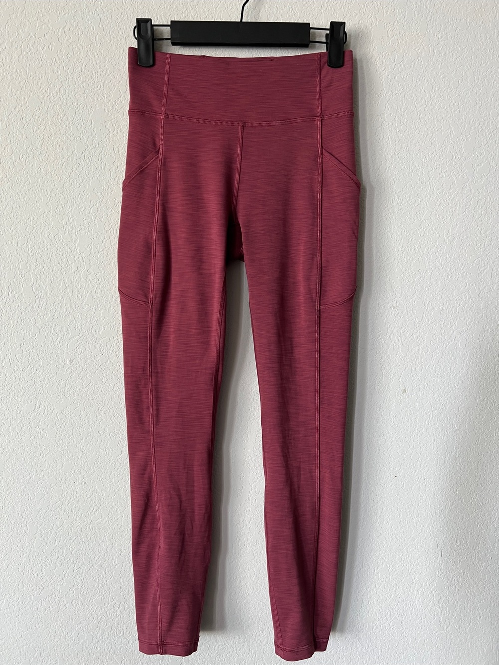 Lululemon Athletica Invigorate High-Rise Tight 25" Heathered Mulled Wine